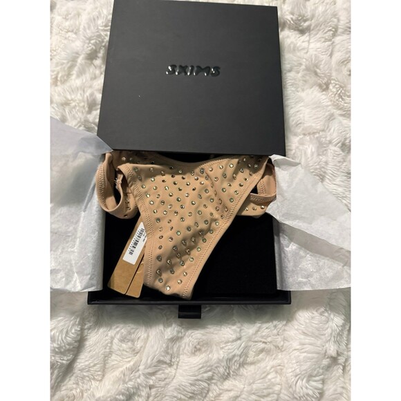 SWAROVSKI x SKIMS💎NWT Diamond Encrusted thong - Picture 2 of 4